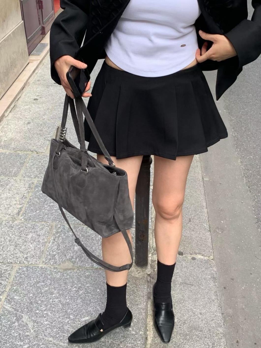 百摺西裝翹屁褲裙